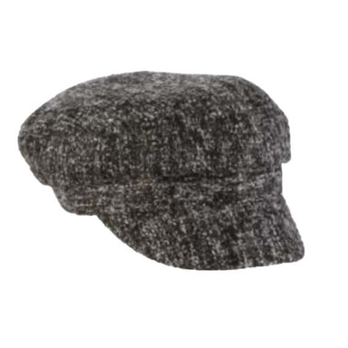 Boucle Fisherman Cap for Women - DPC Hats Cap Dorfman Hat Co. LW727-BLK Black OS 