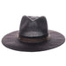 Brown Knit Safari Hat with GG Ribbon Band - Scala Hats Safari Hat Scala Hats    