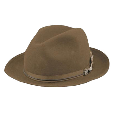 Hendrix Fur Felt Snap Brim Fedora - Biltmore Hats Fedora Hat Biltmore Hats    
