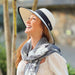Margot Contrast Trim Jane Seymour Design Hat - Wallaroo Hats Wide Brim Hat Wallaroo Hats    