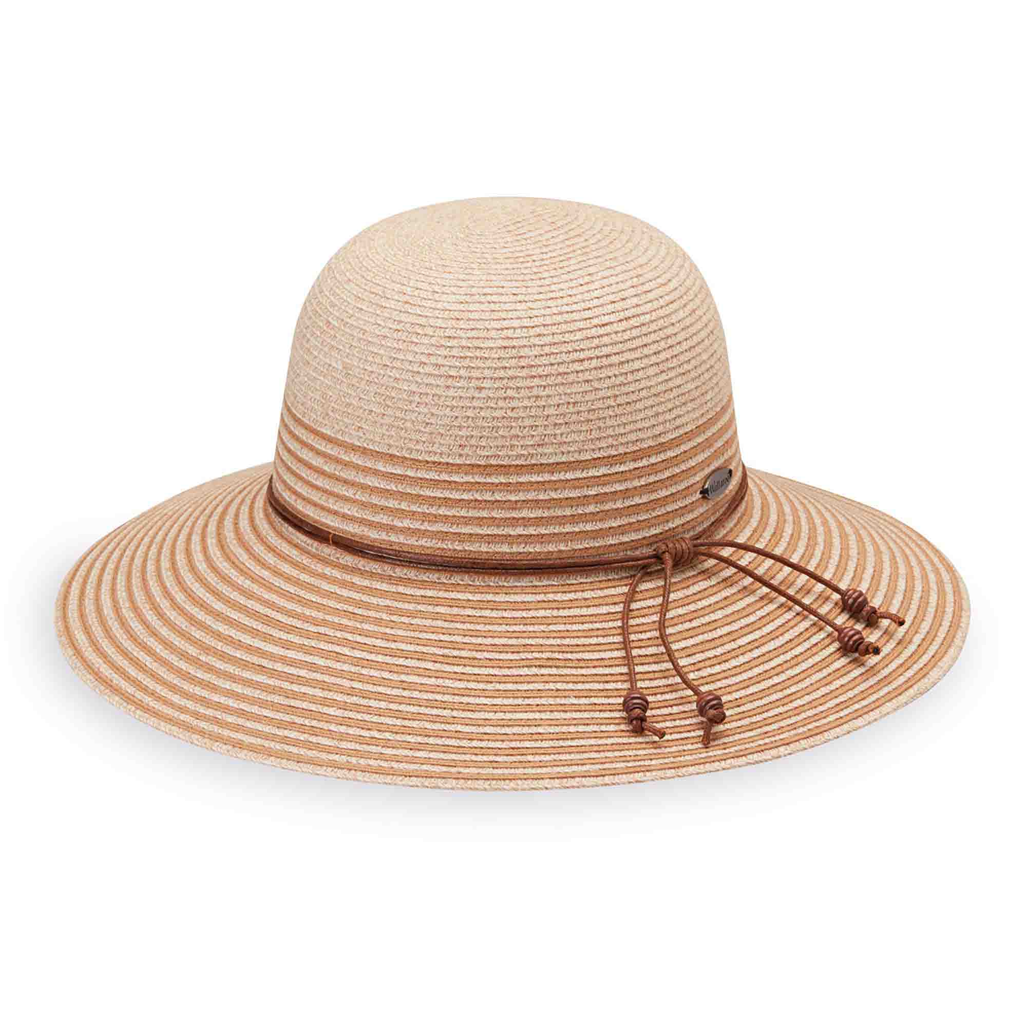 Petite Marseille Wide Brim Sun Hat - Wallaroo Hats Wide Brim Hat Wallaroo Hats PMARS-WHTBGE White / Beige Small (56 cm) 