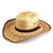 Petite Palm Leaf Cowboy Hat - Rustic Palm Leaf Hats Cowboy Hat Rustic Palm Leaf Hats    