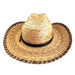Petite Palm Leaf Cowboy Hat - Rustic Palm Leaf Hats Cowboy Hat Rustic Palm Leaf Hats    