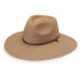 Petite Sanibel Wide Brim Safari Hat with Chin Cord - Wallaroo Hats Safari Hat Wallaroo Hats PSANI-CA Camel Small (55 cm) 