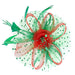 Polka Dot and Beads Fascinator - Sophia Collection Fascinator Something Special LA HTH2781CHR Christmas  