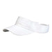 Washed Cotton Twill Pro Style Visor - Mega Cap Visor Cap MegaCI MC4056-WHT White  