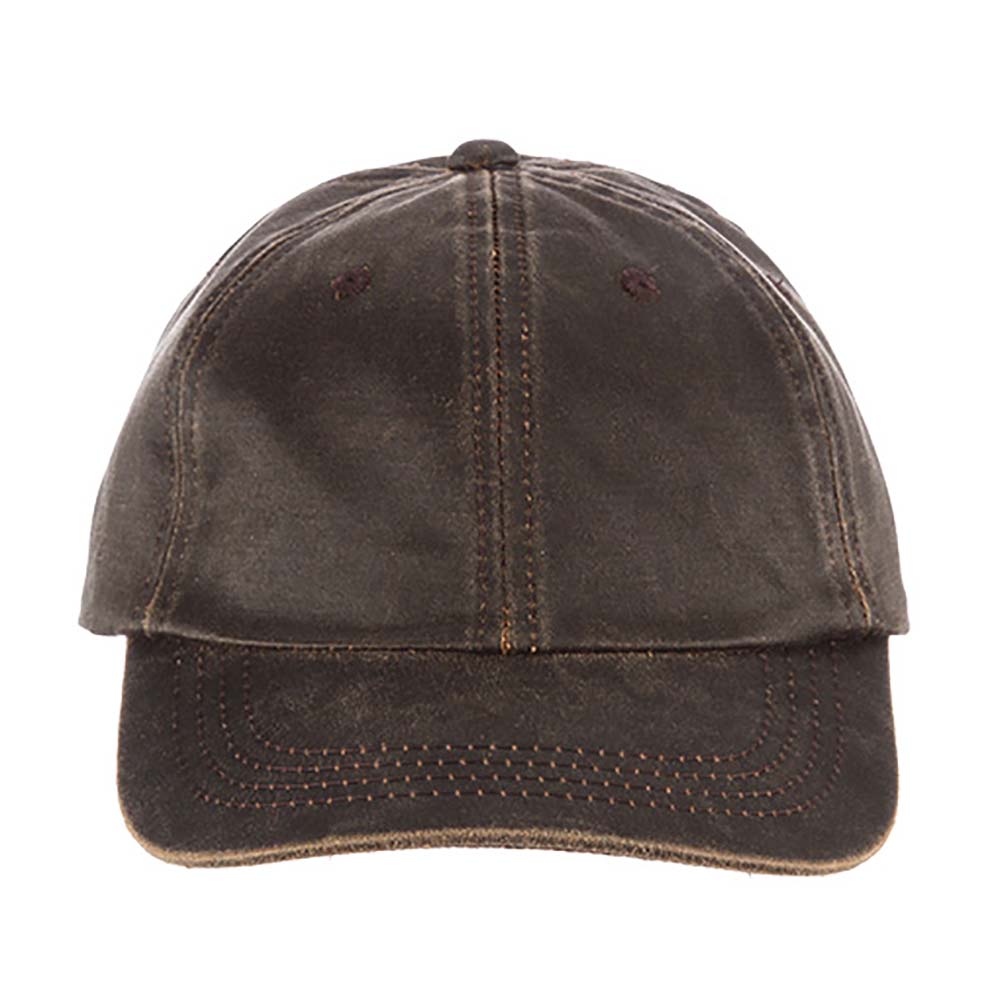 Weathered Cotton Baseball Cap, Water Repellent - DPC Outdoor Hat Cap Dorfman Hat Co.    
