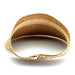 Wide Brim Braided Roll Up Sun Visor for Smaller Heads - Fadivo Hats Visor Cap Fadivo New York    