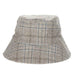 Wool Blend Scottish Tweed Bucket Hat - Scala Hats Bucket Hat Scala Hats    