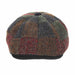 Wool Blend Tweed Patchwork Ivy Cap - Scala Hats Flat Cap Scala Hats    