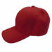 Baseball Cap with Stitched Bill Cap Milani Hats C001MA Maroon  