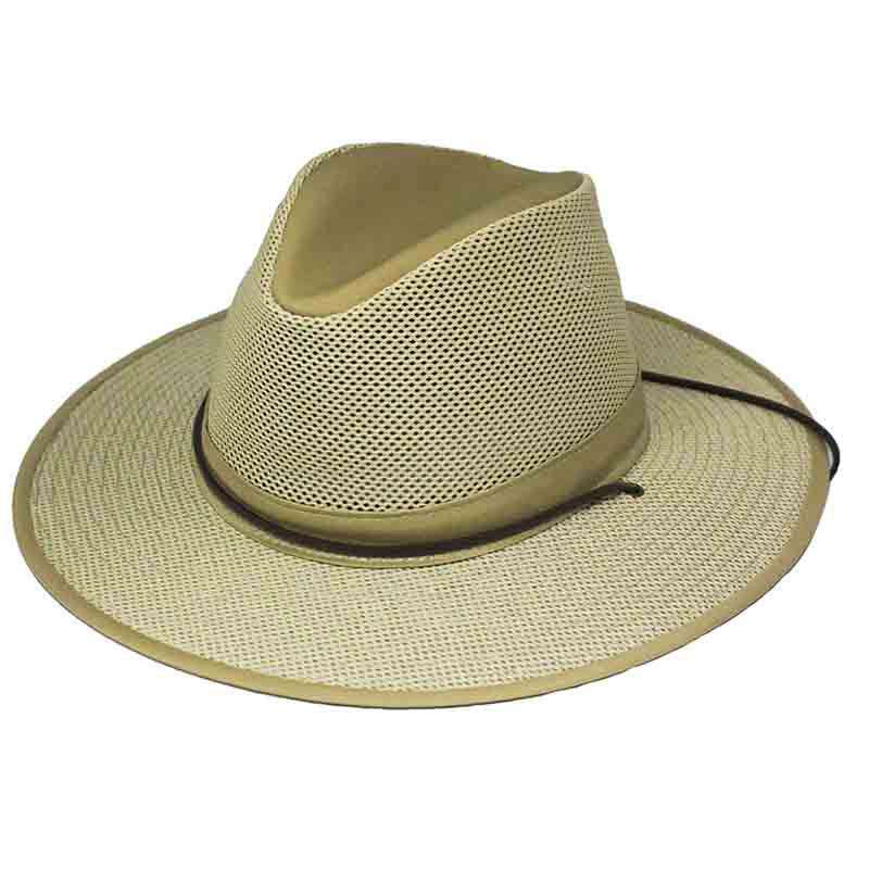 Aussie Packable Breezer, S to 3XL Hat Sizes - Henschel Hats Safari Hat Henschel Hats H5310-95KHl Khaki Large (23") 