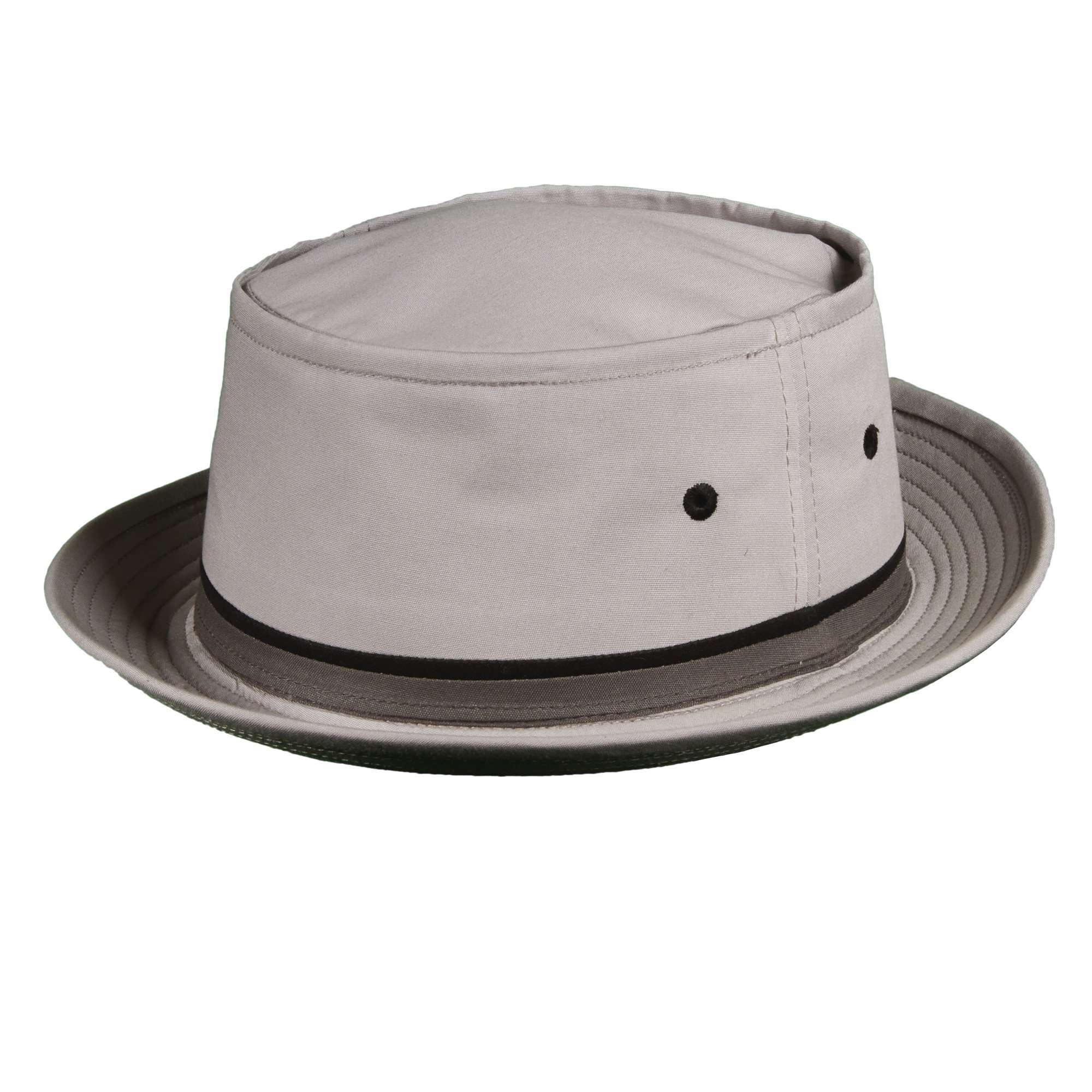 DPC Global Packable Bucket Hat with Snap Brim Bucket Hat Dorfman Hat Co. 830KS-LTGREY1 Grey Small (55 cm) 