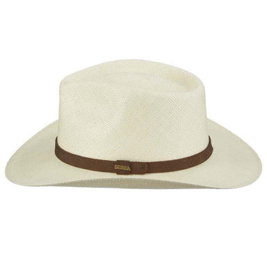 Albuquerque Men's Panama Hat with Leather Band - Scala Classico Hats Panama Hat Scala Hats    