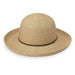 Amelia Packable Sun Hat - Wallaroo Hats Kettle Brim Hat Wallaroo Hats AMENT Natural M/L (58 cm) 
