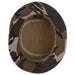 Camo Underbrim Cotton Bucket Hat by DPC Global Bucket Hat Dorfman Hat Co.    