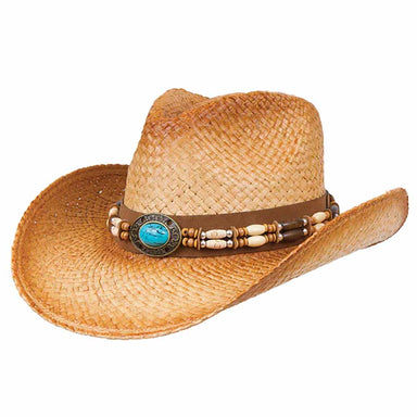 Beaded Band Cowboy Hat for Small Heads - Karen Keith Hats Cowboy Hat Great hats by Karen Keith RM10D-Bs Tan Small (54 cm") 