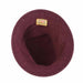 Boiled Wool Beanie with Rosette - Scala Hat Beanie Scala Hats    