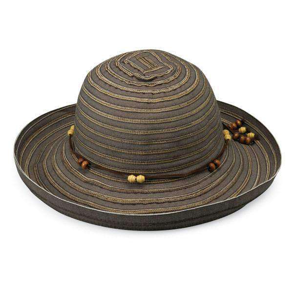 Breton Up Brim Shapeable Sun Hat - Wallaroo Hats Kettle Brim Hat Wallaroo Hats WSBRECH Chocolate M/L (58 cm) 