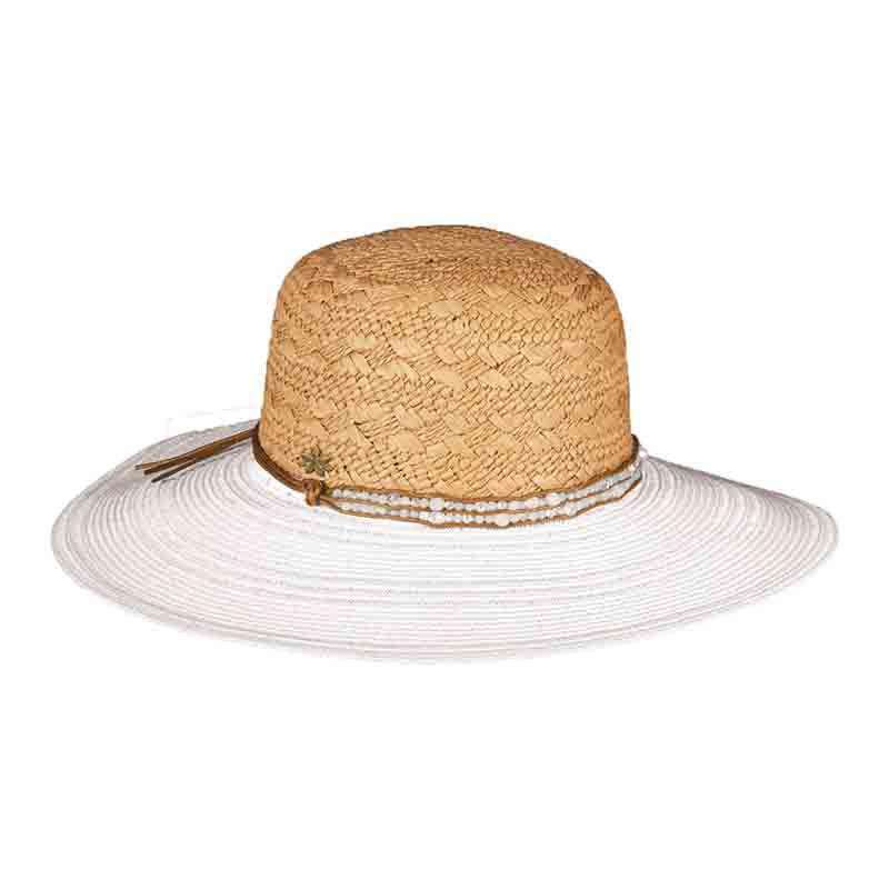 Cappelli Toyo Wide Brim Sun Hat Wide Brim Sun Hat Cappelli Straworld csw243WH White  