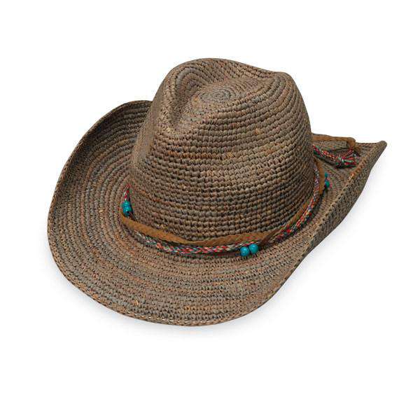 Catalina Cowboy Raffia Hat - Wallaroo Hats Cowboy Hat Wallaroo Hats CATCOMS Mushroom M/L (58 cm) 