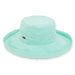 Classic Ladies Cotton Up Brim Hat - Sun 'N' Sand Hats Kettle Brim Hat Sun N Sand Hats hh1577N Light Green Medium (57 cm) 