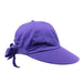 Cotton Facesaver Cap - Milani Hats Cap Milani Hats BL7103pp Purple Medium (57 cm) 
