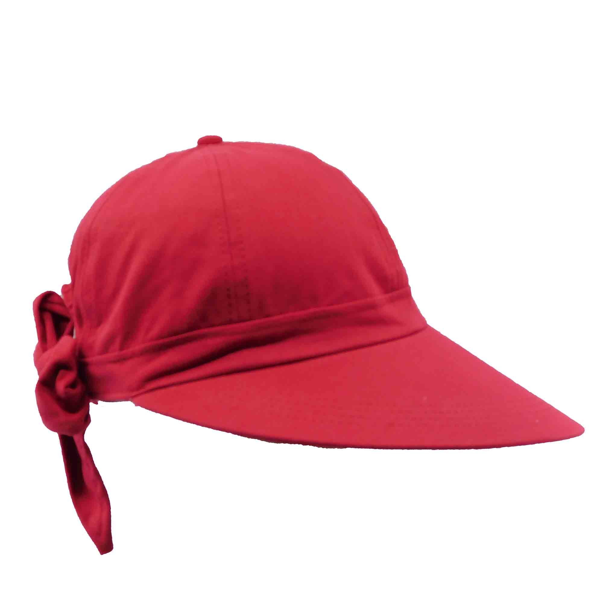 Cotton Facesaver Cap - Milani Hats Cap Milani Hats BL7103rd Red Medium (57 cm) 