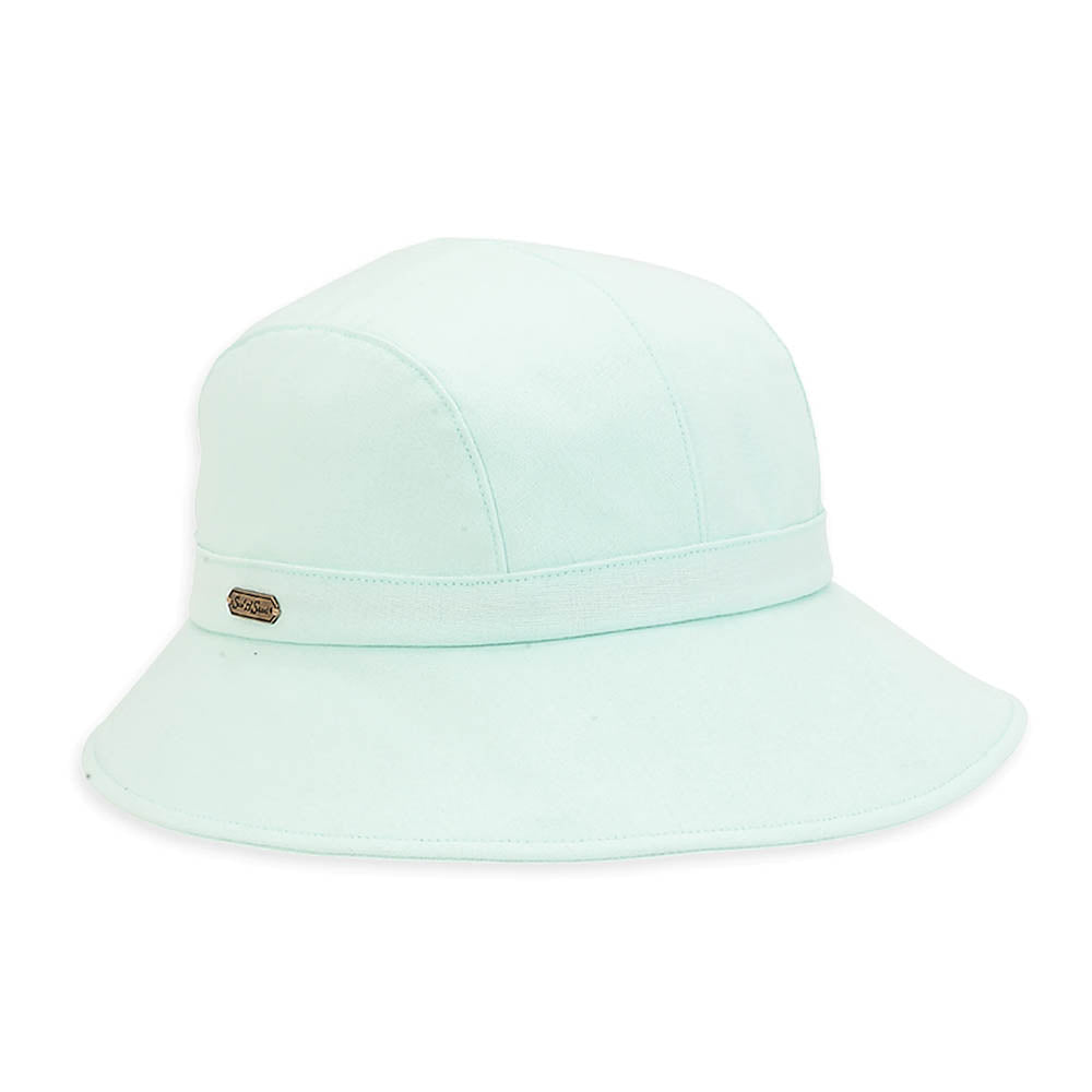 Cotton Souwestern Summer Hat - Sun 'N' Sand Hats Facesaver Hat Sun N Sand Hats hh1391L Mint S/M (55-57 cm) 