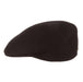 Crushable Water Repellent Wool Felt Ascot Cap, up to 2XL - Scala Hat Flat Cap Scala Hats    