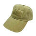 DPC Unstructured Cotton Cap with Faded USA Flag Cap Dorfman Hat Co. USA57kh Khaki  