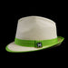 Peter Grimm Fedora Hat with bright trim Fedora Hat Peter Grimm MSPS852LM Lime  