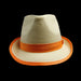 Peter Grimm Fedora Hat with bright trim Fedora Hat Peter Grimm    