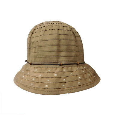 Little Bucket Hat with Split Brim Cloche Jeanne Simmons    