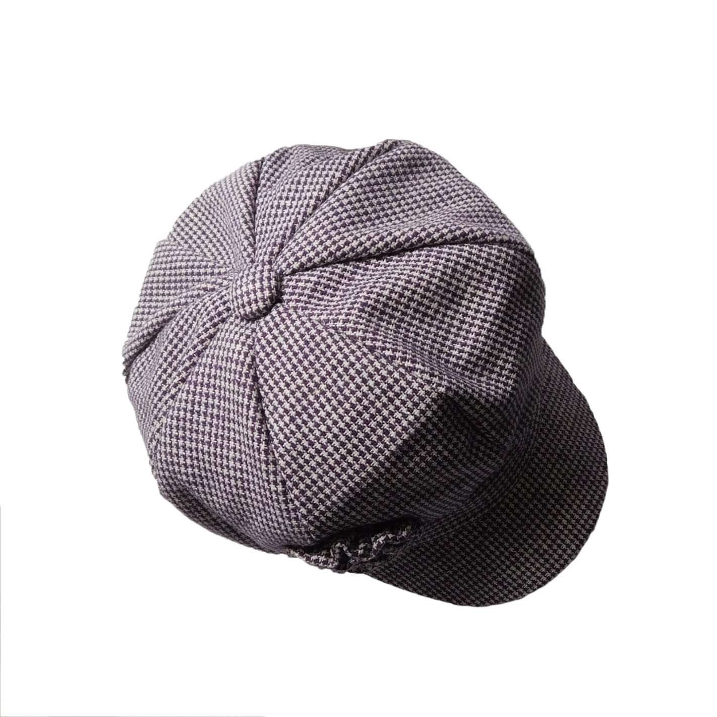 Girl's Newsboy Cap with Flower - Scala Collection Cap Scala Hats    