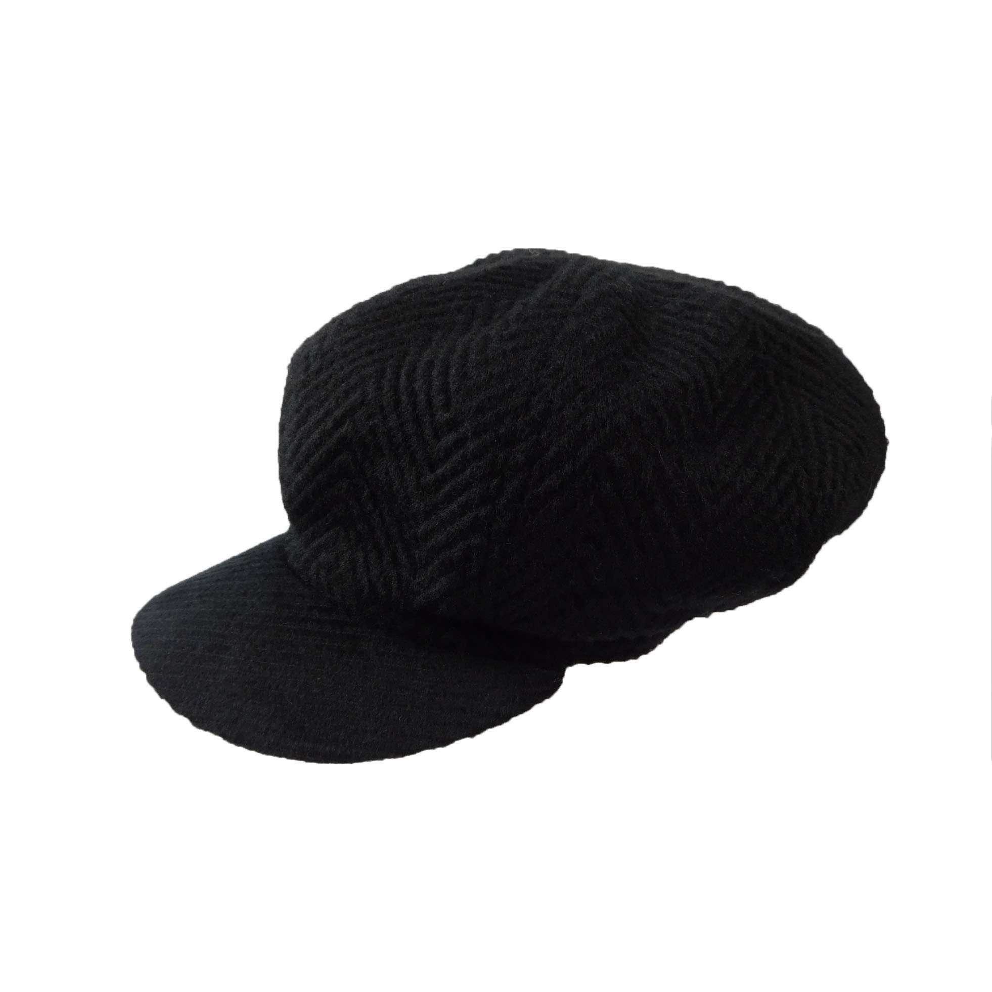 Stacy Adams Newsboy Cap Cap Stacy Adams Hats WWPO259BK Black  