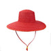 Boater with Large Brim and Chin Cord Bolero Hat Great hats by Karen Keith    