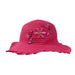 Summer Beach Hat for Toddler Girls Floppy Hat SetarTrading Hats SK061FC Fuchsia  
