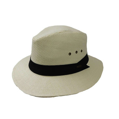 Panama Jack Men's Panama Hat -2XL Fedora Hat Panama Jack Hats MSpj83IV2X 2XL  