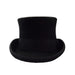 Classic Tall Black Wool Felt Top Hat by JSA for Men Top Hat Jeanne Simmons js6808BKM Black M (up to 57 cm) 