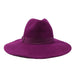 Floppy Safari-Wool Felt Safari Hat SetarTrading Hats WWWF204MG Magenta  