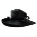 Asymmetric Satin Braid Dress Hat with Satin Flowers Dress Hat Something Special LA    