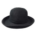 Small Kettle Brim Summer Hat - Jeanne Simmons Hats Kettle Brim Hat Jeanne Simmons js8329bk Black Medium (57 cm) 