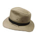 Cotton Outback with Chin Cord Safari Hat Dorfman Hat Co.    