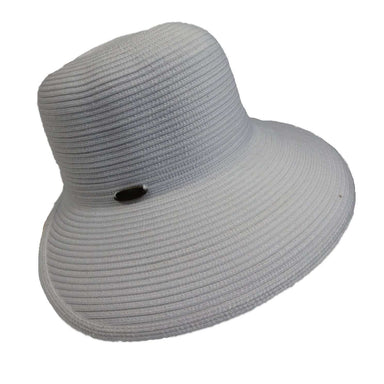 Cappelli Poly Braid Facesaver Facesaver Hat Cappelli Straworld WSPB686WH White  