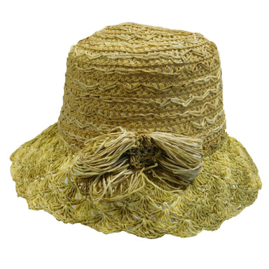 Crocheted Toyo Hat Cloche Jeanne Simmons    