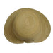 Cappelli Polybraid Facesaver Hat with Sea Shells and Pearl Band Facesaver Hat Cappelli Straworld    