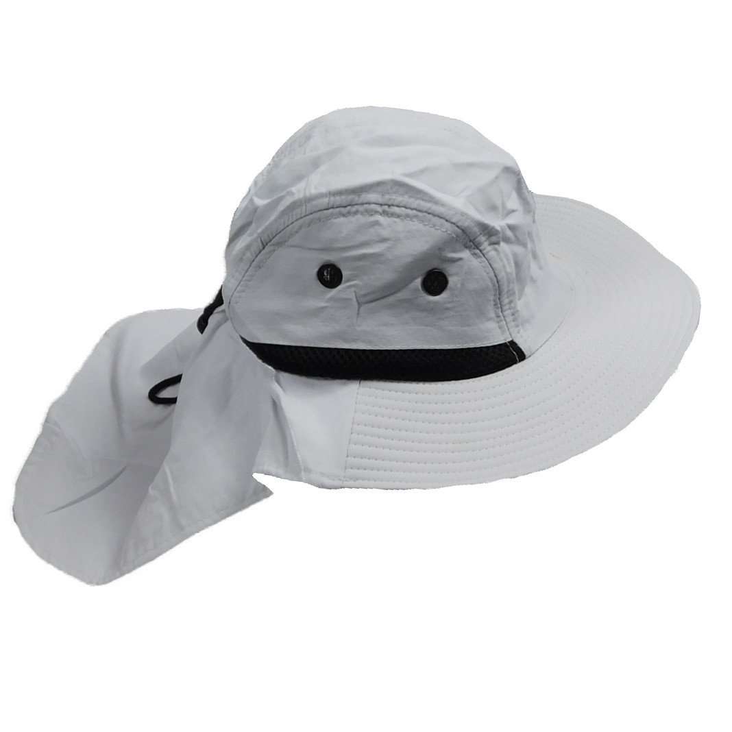 Large Bill Flap Cap - Milani Hats Cap Milani Hats F006-WH White OS (56-60 cm) 
