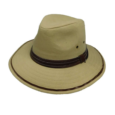 Milani Twill Safari with Chin Cord Safari Hat Milani Hats    