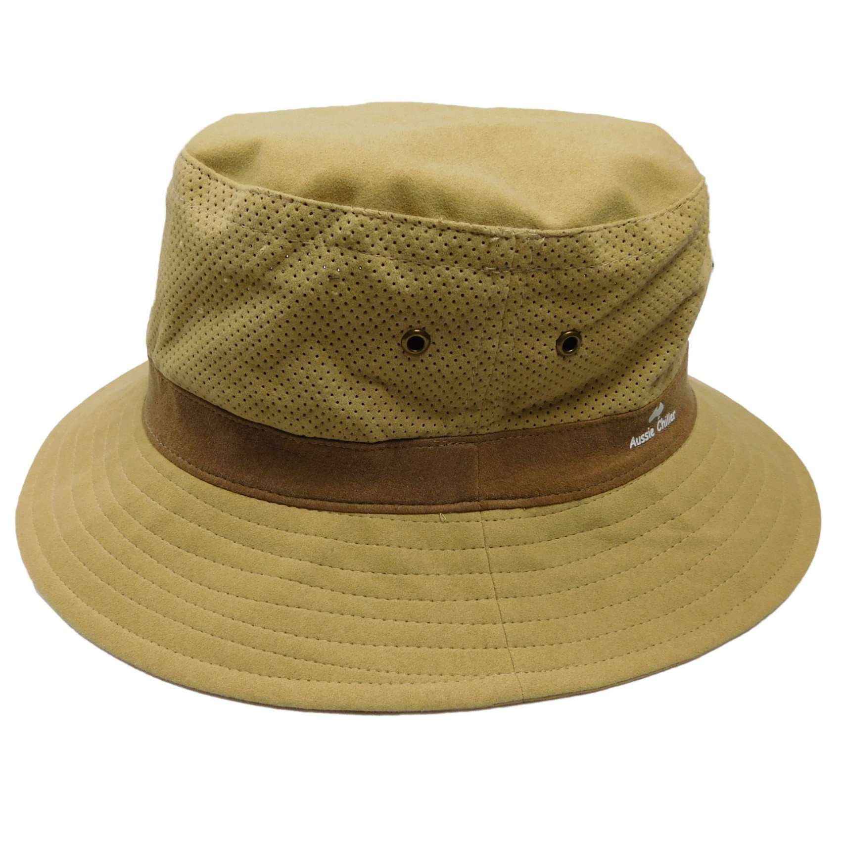 Aussie Chiller Perforated Bucket Hat Bucket Hat Aussie Chiller MSFS995KHS Khaki S/M 